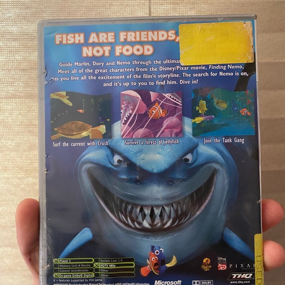 xbox disney pixar finding nemo game platinum family hits video game - Picture 2 of 3